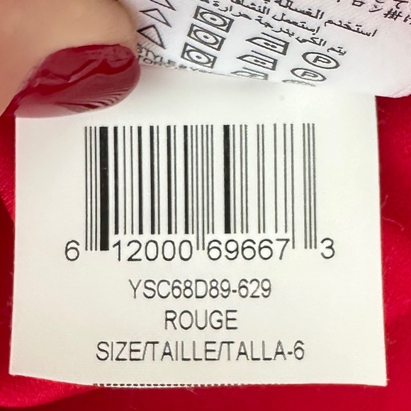 BCBGeneration Formal Goddess Maxi Dress Rouge (Red) Size 6 Formal Prom Wedding - Picture 11 of 15